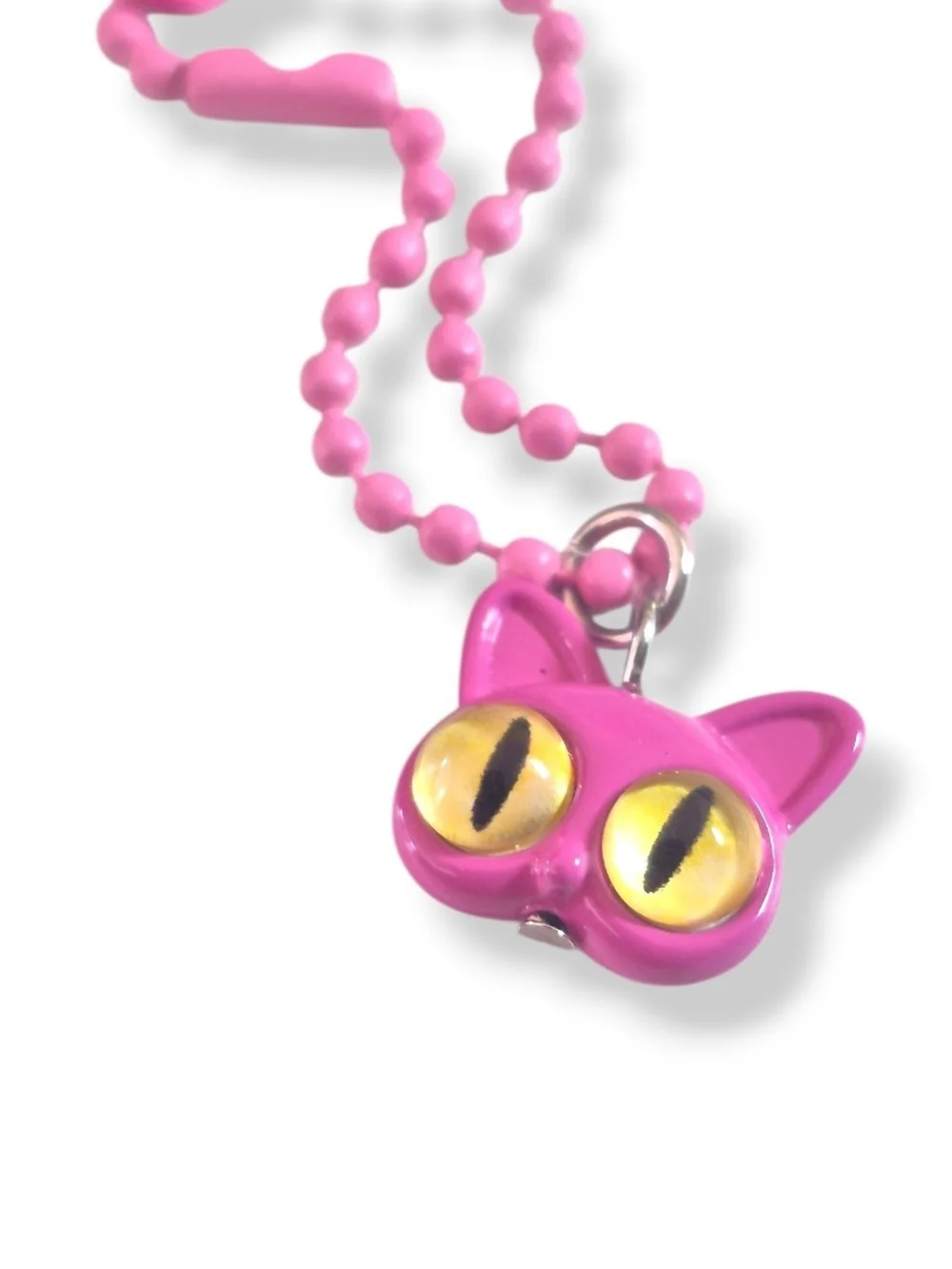 New Style Pink Cat Keychain ☆ Y2k Psychedelic illusive Novelty Accessory